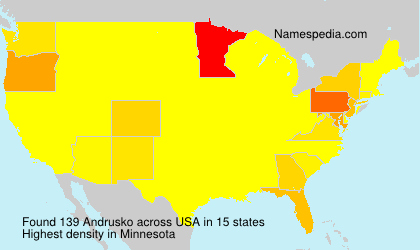 Surname Andrusko in USA Surname Andrusko in USA