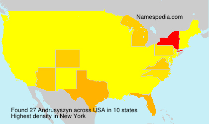 Surname Andrusyszyn in USA Surname Andrusyszyn in USA