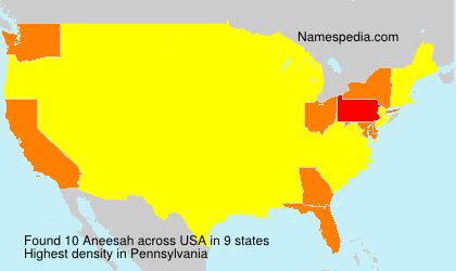 Surname Aneesah in USA Surname Aneesah in USA