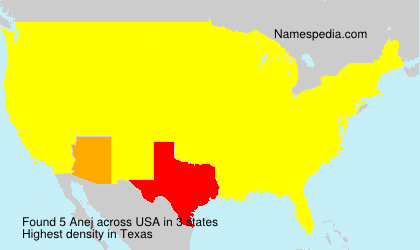 Surname Anej in USA Surname Anej in USA