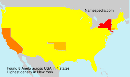 Surname Anelo in USA Surname Anelo in USA