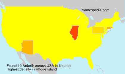 Surname Anforth in USA Surname Anforth in USA