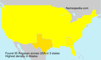 Surname Angasan in USA Surname Angasan in USA