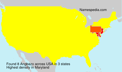 Surname Angbazo in USA Surname Angbazo in USA