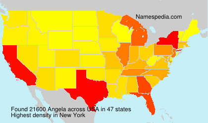 Surname Angela in USA Surname Angela in USA