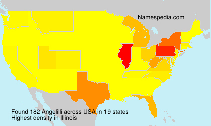 Surname Angelilli in USA Surname Angelilli in USA