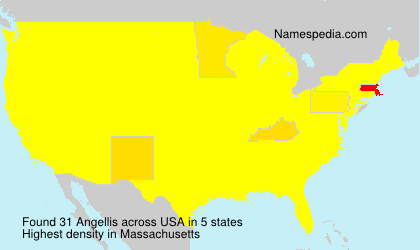 Surname Angellis in USA Surname Angellis in USA