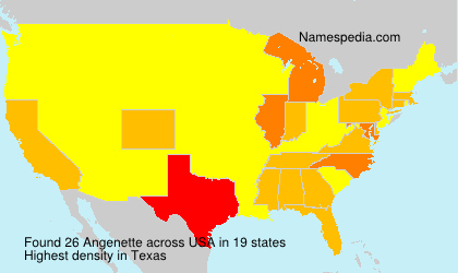 Surname Angenette in USA Surname Angenette in USA