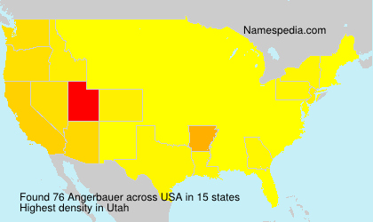 Surname Angerbauer in USA Surname Angerbauer in USA