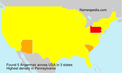 Surname Angermair in USA Surname Angermair in USA