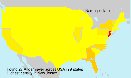 Surname Angermeyer in USA Surname Angermeyer in USA