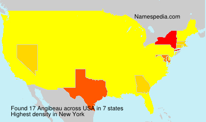 Surname Angibeau in USA Surname Angibeau in USA