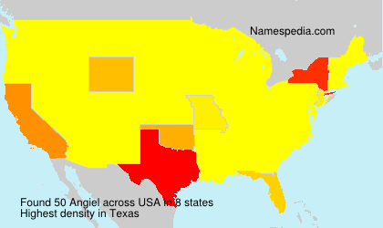 Surname Angiel in USA Surname Angiel in USA