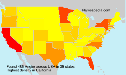 Surname Angier in USA Surname Angier in USA