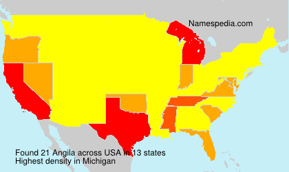 Surname Angila in USA Surname Angila in USA