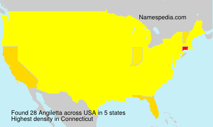 Surname Angiletta in USA Surname Angiletta in USA