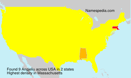 Surname Angjeliu in USA Surname Angjeliu in USA