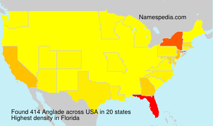 Surname Anglade in USA Surname Anglade in USA