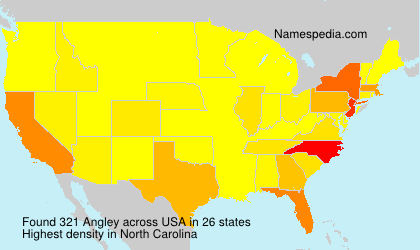 Surname Angley in USA Surname Angley in USA