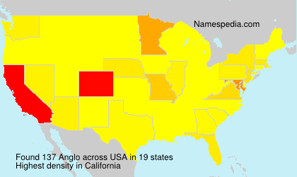 Surname Anglo in USA Surname Anglo in USA