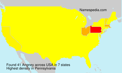 Surname Angney in USA Surname Angney in USA