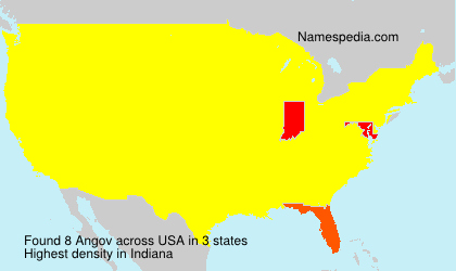 Surname Angov in USA Surname Angov in USA