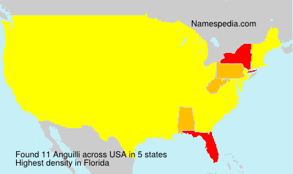 Surname Anguilli in USA Surname Anguilli in USA
