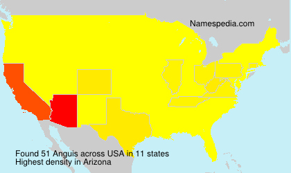 Surname Anguis in USA Surname Anguis in USA