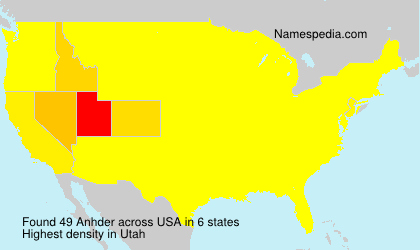 Surname Anhder in USA Surname Anhder in USA