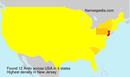 Surname Anilo in USA Surname Anilo in USA