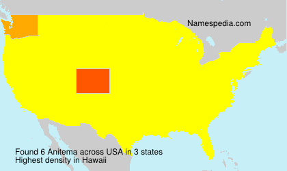 Surname Anitema in USA Surname Anitema in USA
