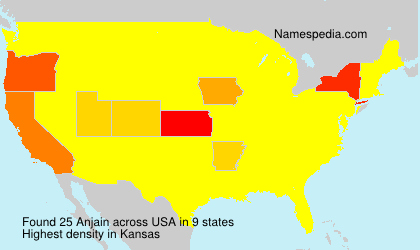 Surname Anjain in USA Surname Anjain in USA