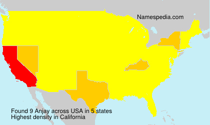 Surname Anjay in USA Surname Anjay in USA