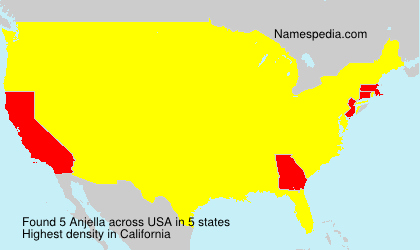 Surname Anjella in USA Surname Anjella in USA