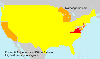 Surname Anjoo in USA Surname Anjoo in USA