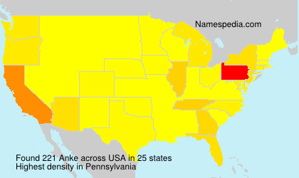 Surname Anke in USA Surname Anke in USA