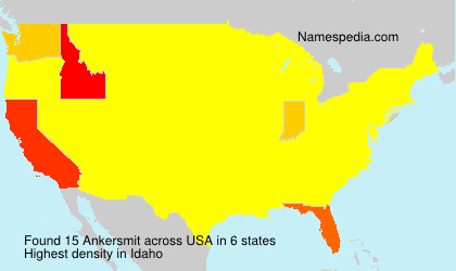 Surname Ankersmit in USA Surname Ankersmit in USA