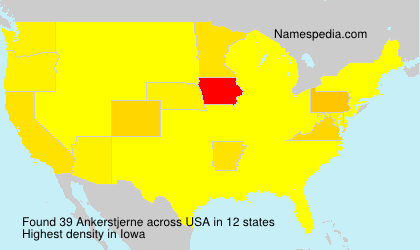 Surname Ankerstjerne in USA Surname Ankerstjerne in USA