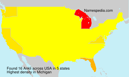 Surname Ankli in USA Surname Ankli in USA