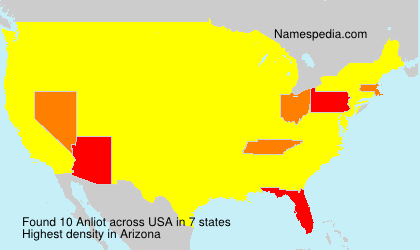 Surname Anliot in USA Surname Anliot in USA