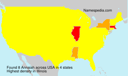Surname Annaiah in USA Surname Annaiah in USA