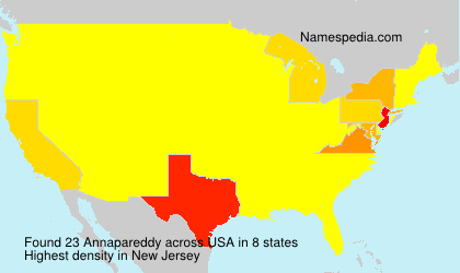 Surname Annapareddy in USA Surname Annapareddy in USA