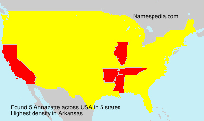 Surname Annazette in USA Surname Annazette in USA