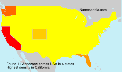 Surname Annecone in USA Surname Annecone in USA