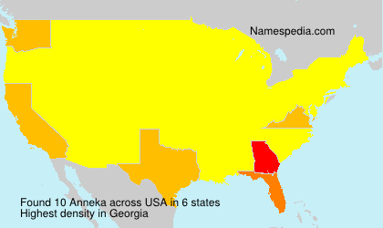 Surname Anneka in USA Surname Anneka in USA