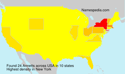 Surname Annetts in USA Surname Annetts in USA