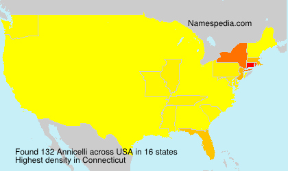 Surname Annicelli in USA Surname Annicelli in USA