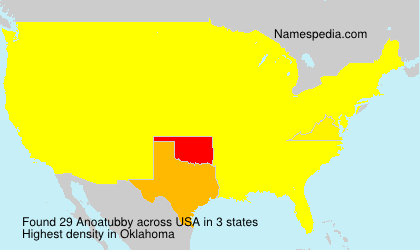 Surname Anoatubby in USA Surname Anoatubby in USA