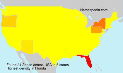 Surname Anolfo in USA Surname Anolfo in USA