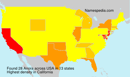 Surname Anora in USA Surname Anora in USA